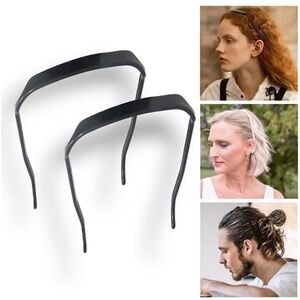 Square Invisible Headband for Curly/Thick Hair (2pk)